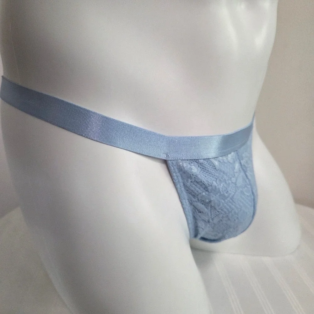 Cosabella Luxurious Italian Lace Thong Men's Mid Rise Stretch Underwear